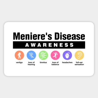 Meniere's Disease - Disability Awareness Symptoms Magnet